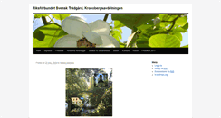 Desktop Screenshot of kronobergtradgard.org