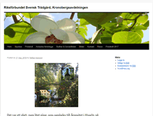 Tablet Screenshot of kronobergtradgard.org